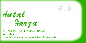 antal harza business card